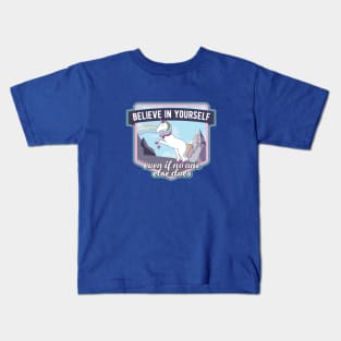 Believe in Yourself Unicorn Kids T-Shirt